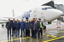 В Тюмени встретили самолет имени Героя Советского Союза Бориса Быстрых