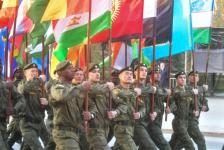 Генеральная репетиция торжественного шествия на День Победы состоялась в Тюмени 