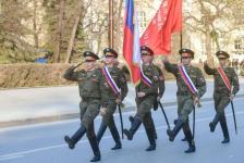 Генеральная репетиция торжественного шествия на День Победы состоялась в Тюмени 