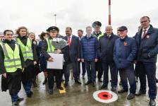 В Тюмени встретили самолет имени Героя Советского Союза Бориса Быстрых