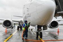 В Тюмени встретили самолет имени Героя Советского Союза Бориса Быстрых