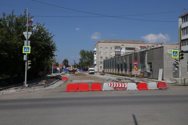 В Ишиме двухполосное движение по улице Калинина запустят в сентябре 