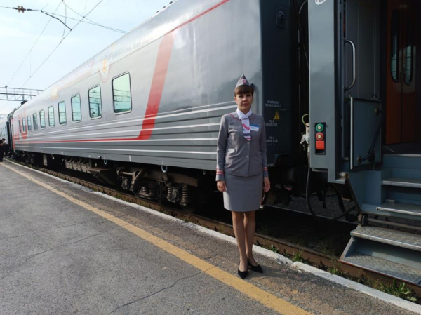 Юбилейный поезд Роспотребнадзора прошел через Тюмень