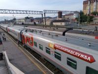 Юбилейный поезд Роспотребнадзора прошел через Тюмень