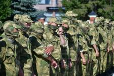 Более 30 контрактников отправились из Тюменской области на службу в ВС России