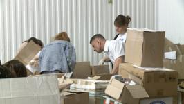 Две фуры с гуманитарной помощью отправились из Тюмени в Краснодон