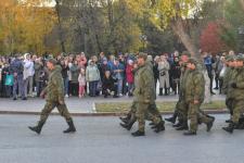 В Тюмени торжественно проводили первые подразделения мобилизованных