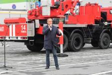 Поднимали квадроцикл и тянули КамАЗ: в Тюмени провели первый турнир "Сильнейший пожарный: Кубок огня"