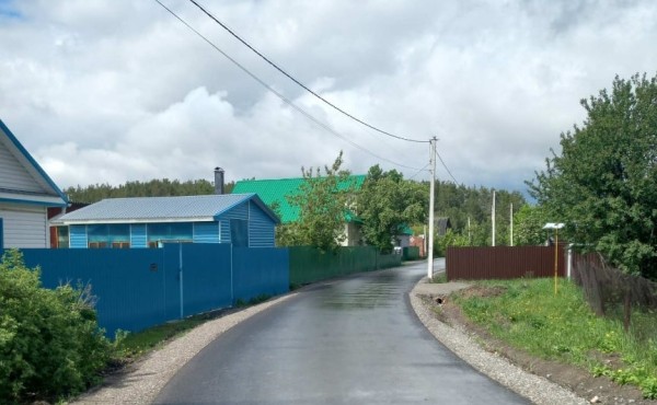 В селе Успенка Тюменского района отремонтировали шесть улиц  