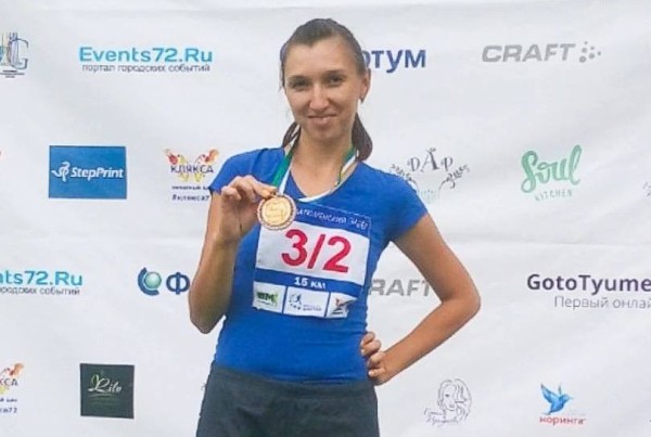 Тюменка Елена Нихайчик - обладатель  золотого и серебряного знаков ГТО