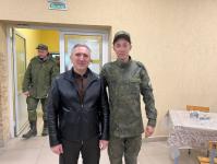Губернатор Тюменской области проверил столовую мобилизованных 