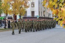 В Тюмени торжественно проводили первые подразделения мобилизованных