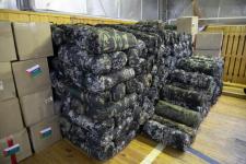 Мобилизованным тюменцам подготовили четвертую за неделю партию дополнительного оборудования и амуниции 