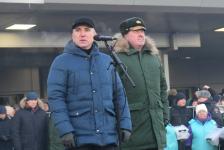 Из Тюменской области проводили еще одну группу мобилизованных