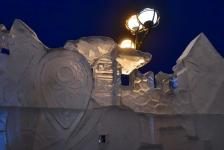 Сказочный ледовый лес с богатырями и заячьей семьей откроют в Тюмени 