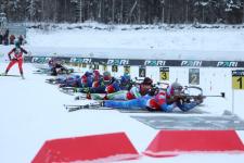 В смешанной эстафете на PARI Кубке России по биатлону в Увате победили красноярцы