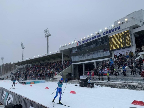 Две тысячи болельщиков приехали на PARI  Кубка России по биатлону в Тюмени