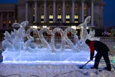 Сказочный ледовый лес с богатырями и заячьей семьей откроют в Тюмени 