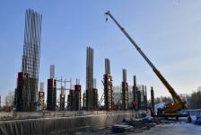 Для строительства школы на 1100 мест в поселке Московский подрядчик закупил бетонный завод