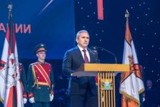 Губернатор Александр Моор поздравил&nbsp;тюменских военных инженеров с профессиональным праздником