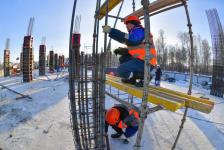 Для строительства школы на 1100 мест в поселке Московский подрядчик закупил бетонный завод