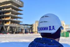 Строительство НТЦ НОВАТЭКа в Тюмени на фото и видео 