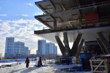 Строительство НТЦ НОВАТЭКа в Тюмени на фото и видео 