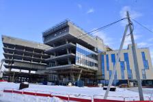 Строительство НТЦ НОВАТЭКа в Тюмени на фото и видео 