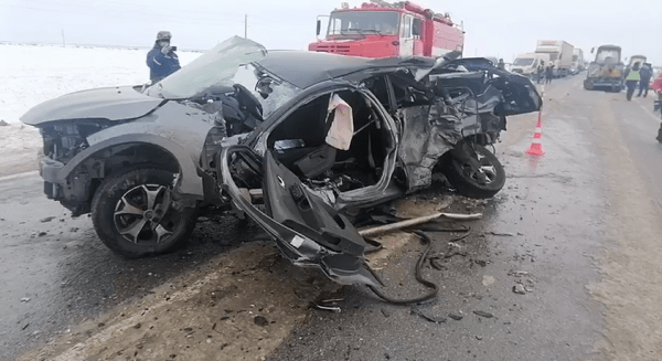 В  Бердюжском районе из-за аварии ограничено движение по федеральной трассе