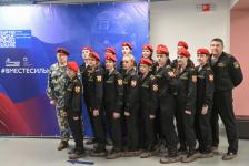 Тюменские кадеты группы "Монолит" написали письма поддержки бойцам СВО на проекте #ВместеСильнее