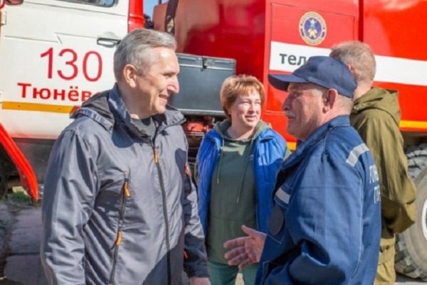 Бывшего тренера по дзюдо встретил в Тюнёво губернатор Тюменской области