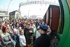 "Эшелон Победы" остановился в Тюмени