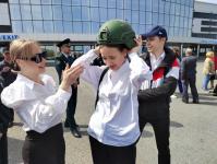 Выставка оружия Победы проходит в тюменском аэропорту Рощино