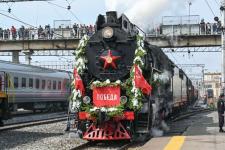 "Эшелон Победы" остановился в Тюмени