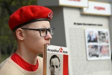 В Тюмени торжественно открыли аллею "Бессмертного полка"