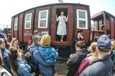 "Эшелон Победы" остановился в Тюмени