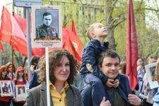 В Тюмени торжественно открыли аллею "Бессмертного полка"