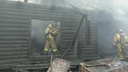 Тюменские пожарные потушили огонь, угрожавший лесному массиву в Заводоуковске