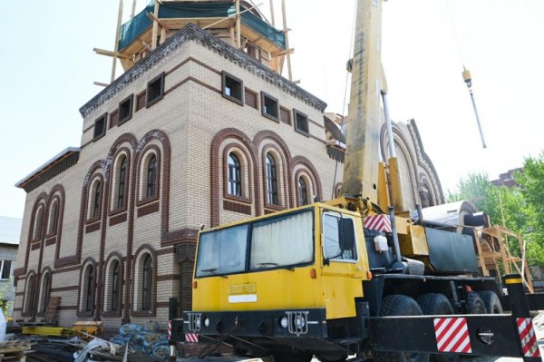 Строительство храма Покрова Пресвятой Богородицы продолжается на ул. Гастелло в Тюмени