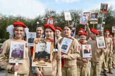 В Тюмени торжественно открыли аллею "Бессмертного полка"