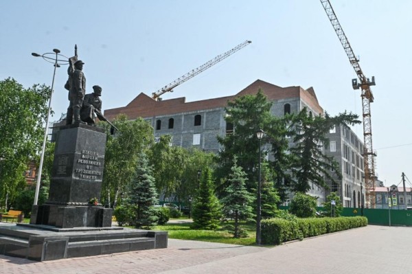 Строительство главного корпуса ТюмГУ выполнено на 48 %