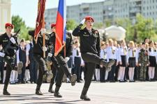 Команды из 40 школ Тюмени приняли участие в смотре строя и песни