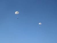 Тюменские "моржи" устроили акцию "Бессмертный полк" в воздухе, воде и на суше