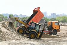 В Тюмени в районе ДОКа строят масштабный многофункциональный парк