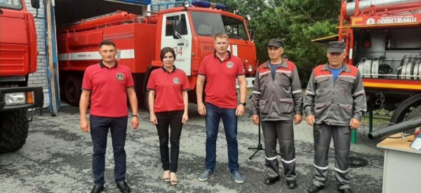 Пожарным автомобилем усилили пост пожарной охраны в Сорокинском районе