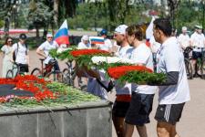 Тюменские нефтепроводчики приняли участие в патриотическом велопробеге