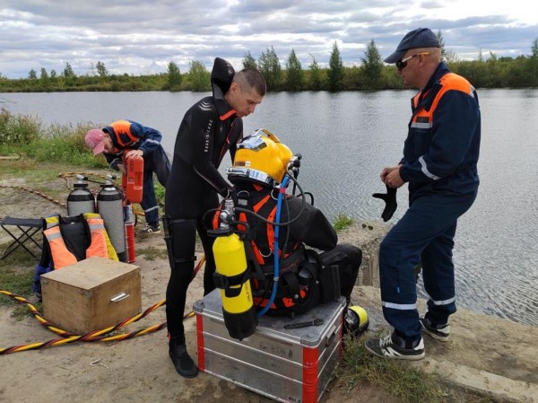 В Тюмени завершаются летние сборы для водолазов
