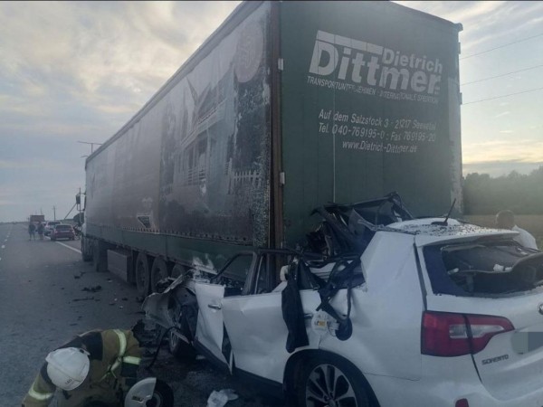 На трассе Тюмень &ndash; Ханты-Мансийск произошла смертельная авария