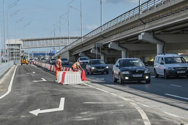 Движение по новому съезду с Обхода Тюмени на ул. Мельникайте открыто 