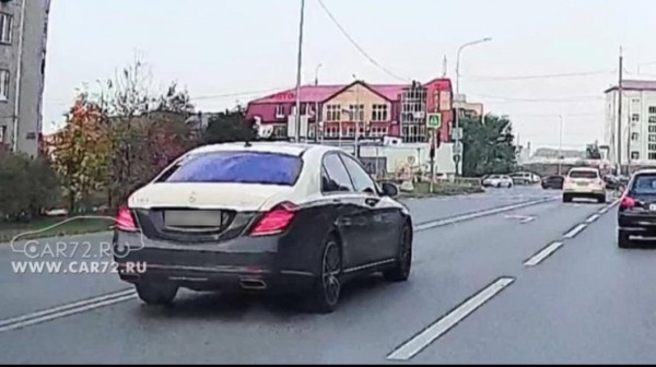 Водителя Mercedes оштрафовали за грубые нарушения ПДД в Тюмени